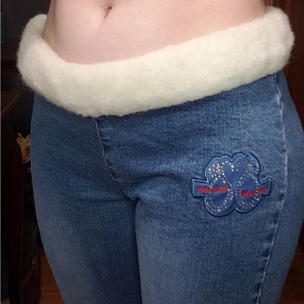 Bootcut Meow Meow Demin Jeans